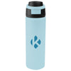 Hit Light Blue with Black 24 Oz. Pop Sip Recycled Stainless Steel Bottle