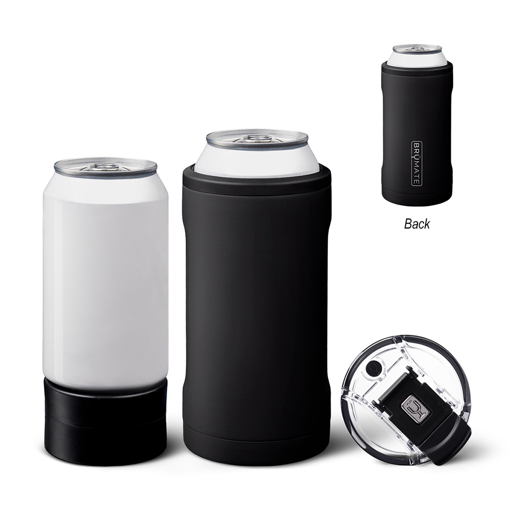 BruMate Matte Black 12/16 oz. Hopsulator Trio V2