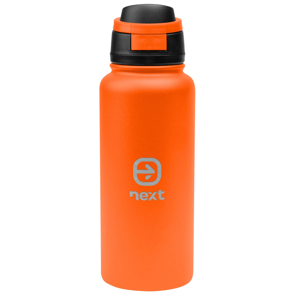 Hit Orange with Black 32 Oz. Pop Sip Recycled Stainless Steel Bottle