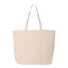 Q-Tees Natural 25L Zippered Tote