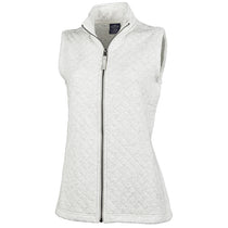 Charles River Women's Oatmeal Heather Franconia Quilted Vest