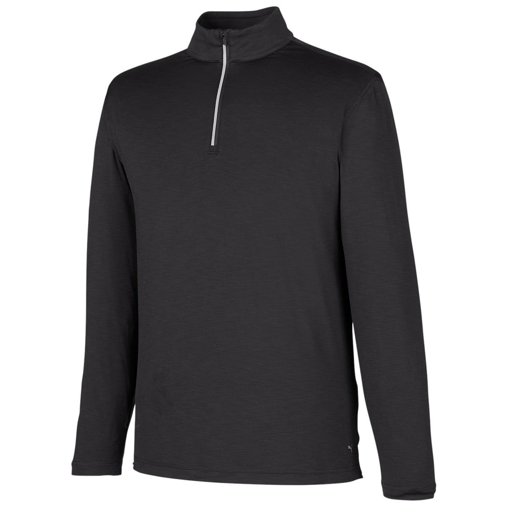 Puma Golf Men's Puma Black You-V Quarter-Zip