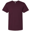 Jerzees Unisex Maroon Premium Cotton T-Shirt