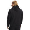 Under Armour Men's Black/White Icon Fleece Team Hoodie