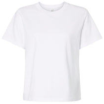 Bella + Canvas Women's White 6 oz Heavyweight Tee