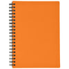 Hit Orange Rubbery Spiral Notebook