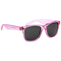 Hit Translucent Pink Malibu Sunglasses