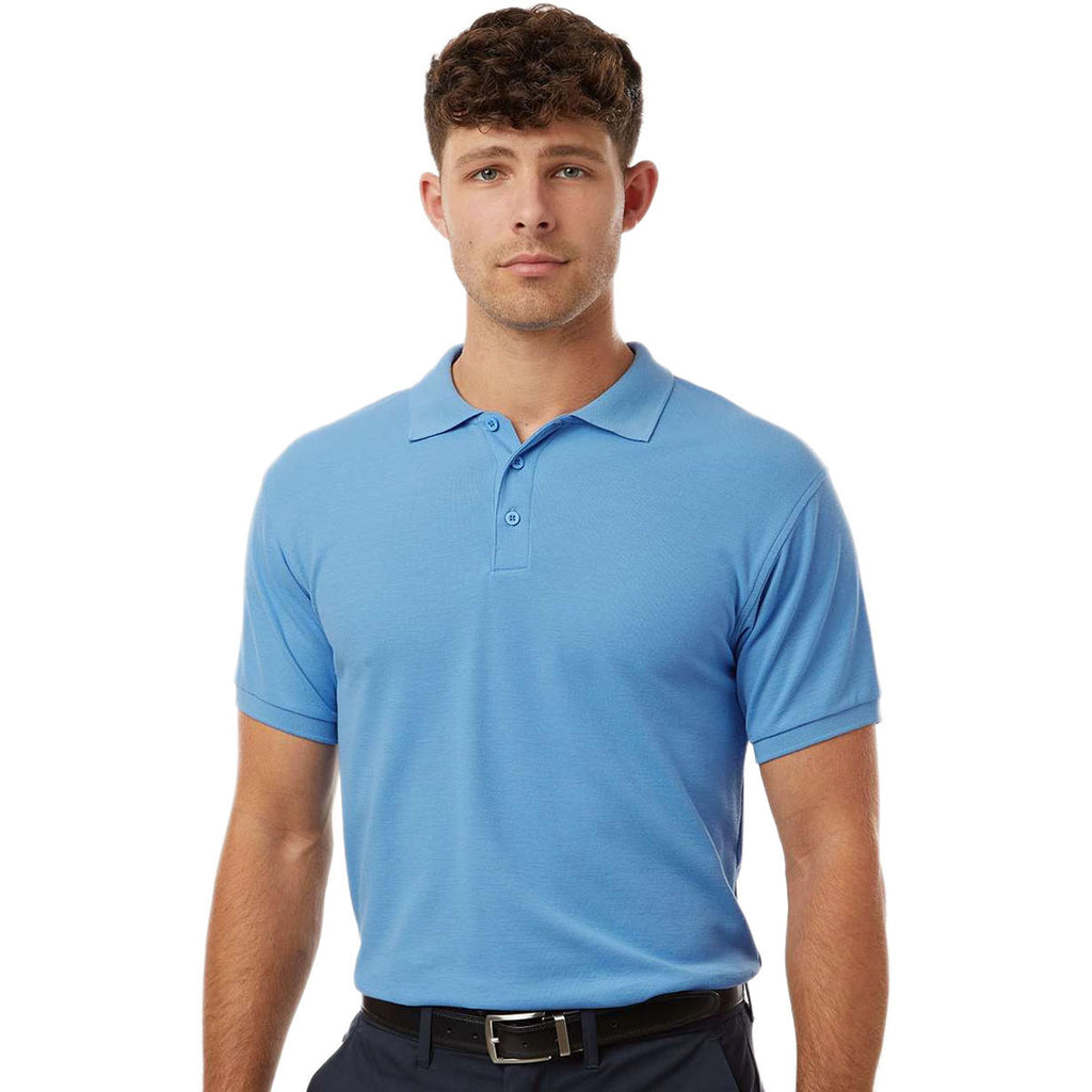 AllPro Men's Carolina Blue Pique Polo