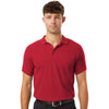 AllPro Men's Red Pique Polo