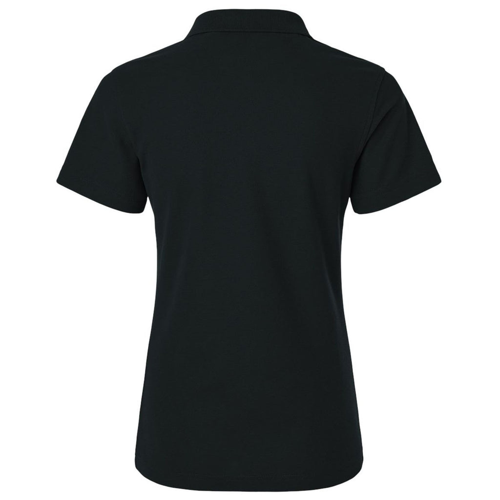 AllPro Women's Black Pique Polo