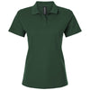 AllPro Women's Forest Green Pique Polo