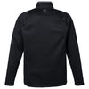Puma Golf Men's Puma Black Waffle Fleece Quarter-Zip Pullover
