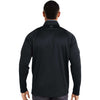 Puma Golf Men's Puma Black Waffle Fleece Quarter-Zip Pullover