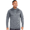 Puma Golf Men's Slate Sky Waffle Fleece Quarter-Zip Pullover