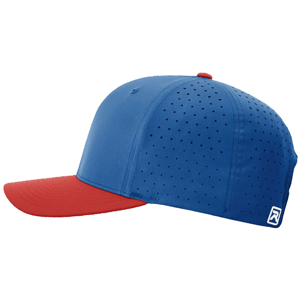 Richardson Royal/Royal/Red Laser Perf R-Flex Snapback