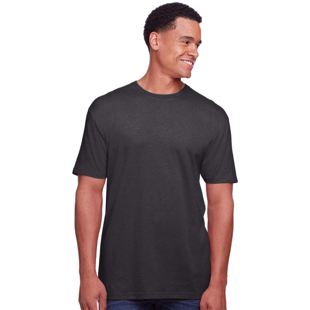 Gildan Unisex Pitch Black Mist Softstyle CVC T-Shirt
