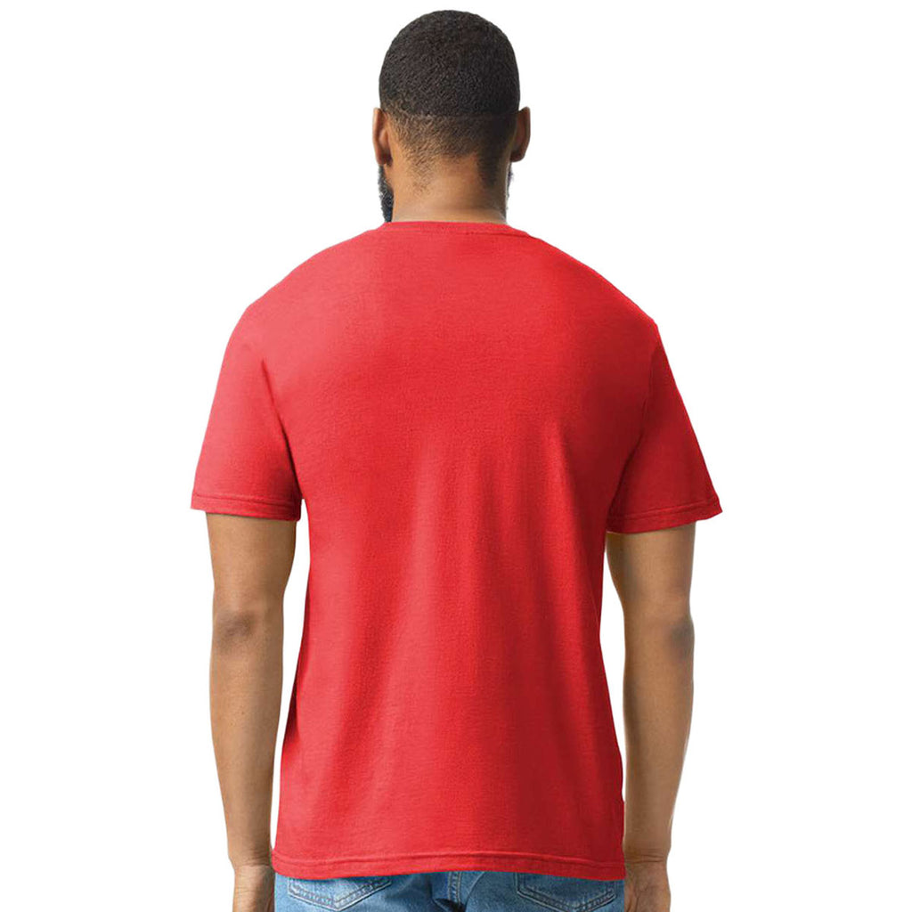 Gildan Unisex Red Mist Softstyle CVC T-Shirt