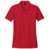Gildan Women's Red Softstyle Pique Polo