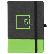 Hit Charcoal with Lime Green Lineage Rpet Journal