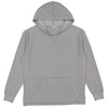 LAT Unisex Washed Grey Vintage Wash Fleece Hooded Sweatshirt