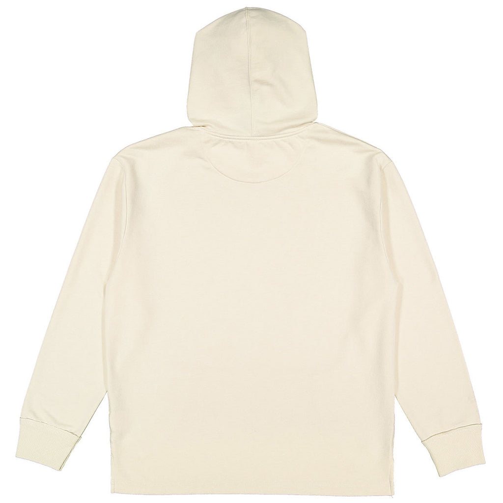 LAT Unisex Washed Natural Vintage Wash Fleece Hooded Sweatshirt