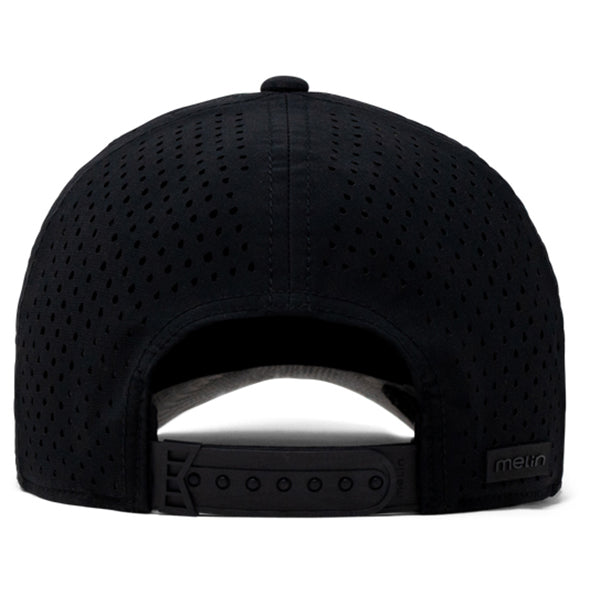 Melin Black A-Game Hydro Classic Performance Snapback Hat