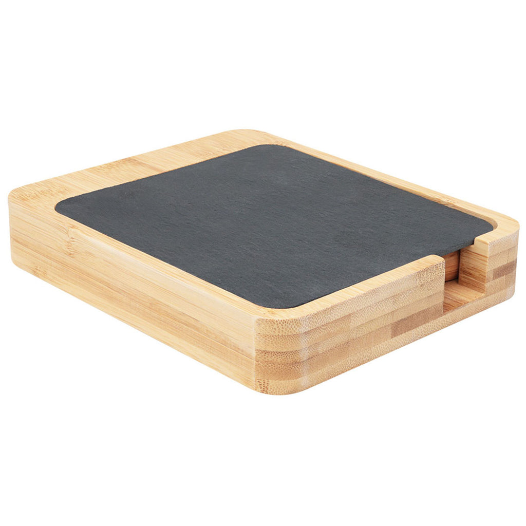 Hit Bamboo Slate & Bamboo Cheese Server Set