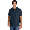 Gildan Men's Navy Hammer Pique Polo