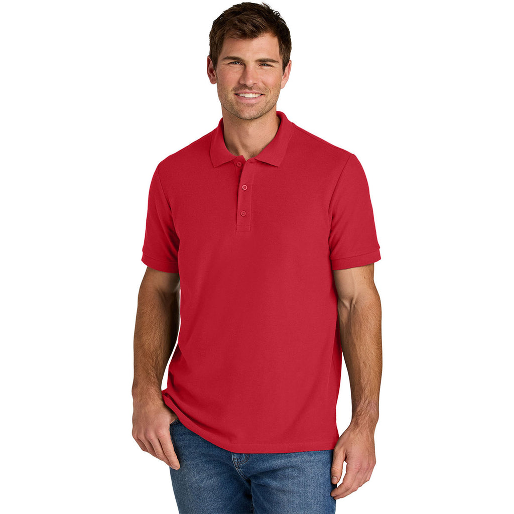 Gildan Men's Red Hammer Pique Polo