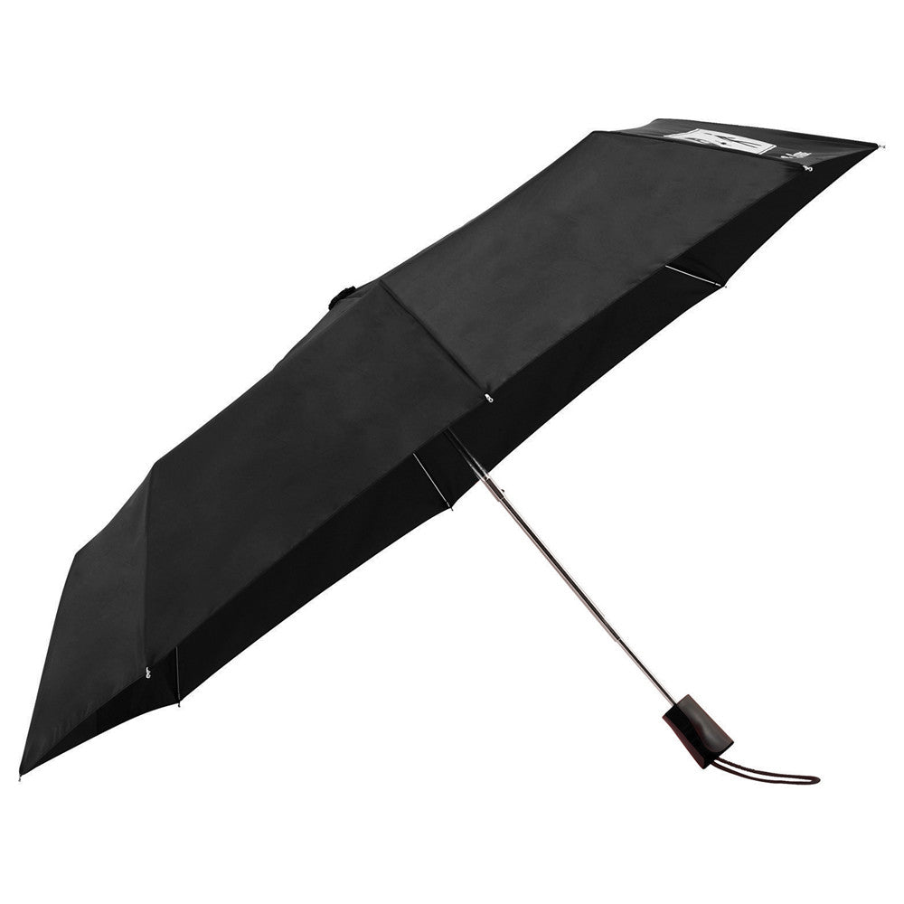 48-Hour Totes Black 42" 3 Section Auto Open Umbrella