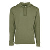 Next Level Unisex Heather Military Green Malibu Welt Pocket Hoodie