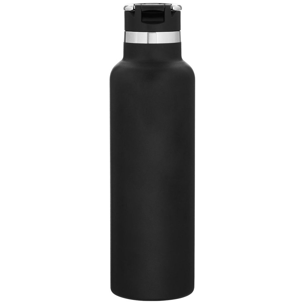 H2Go Matte Black Juno 20oz Stainless Steel Bottle