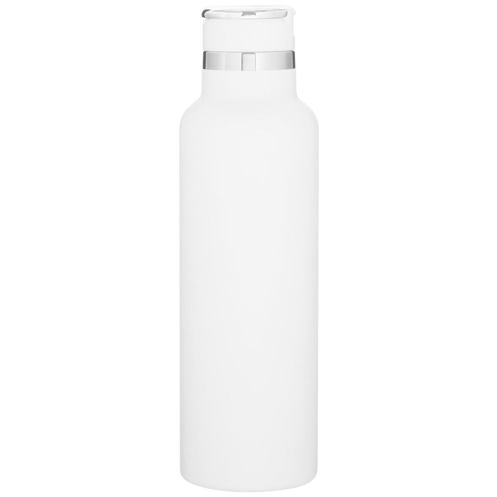 H2Go Matte White Juno 20oz Stainless Steel Bottle