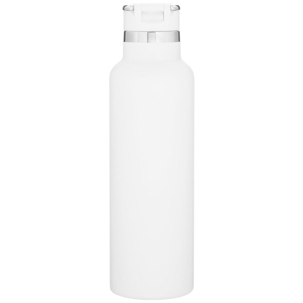 H2Go Matte White Juno 20oz Stainless Steel Bottle