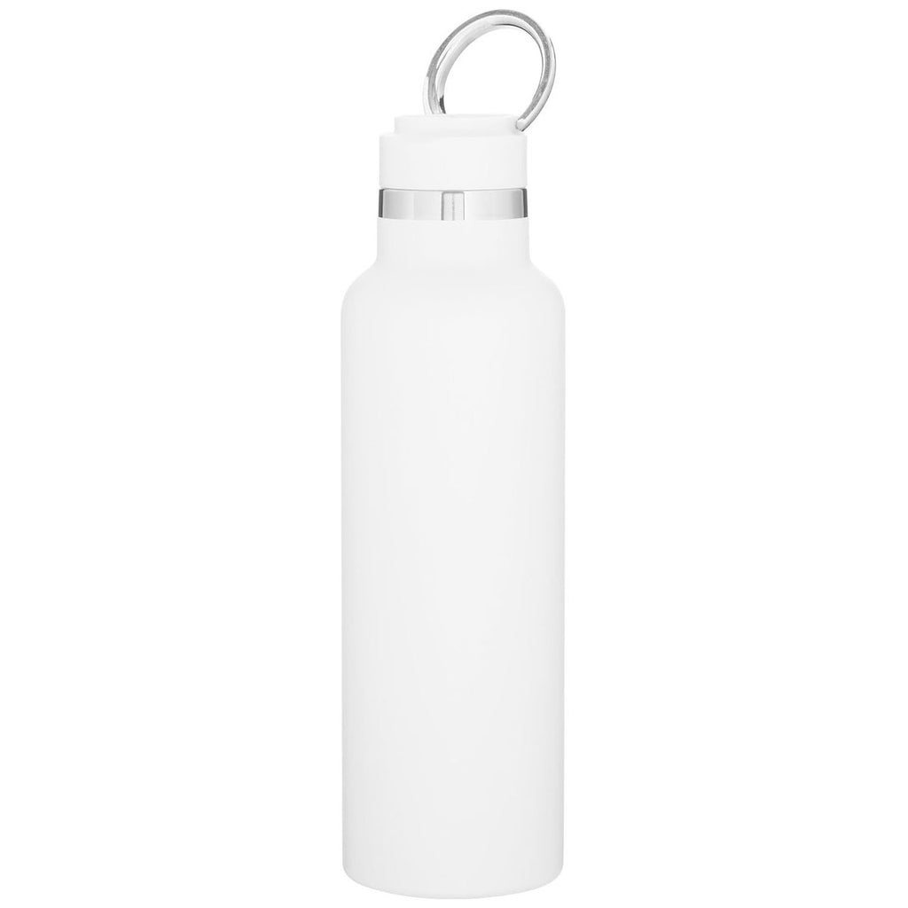 H2Go Matte White Juno 20oz Stainless Steel Bottle