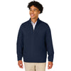 Charles River Men's Navy Lexington Stretch Quarter Zip Pullover