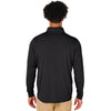 Charles River Men's Black Heather Vista Tri-Blend Quarter Zip