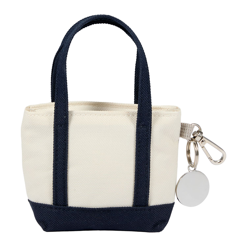 Leed's Navy Mini Tote Bag Charm