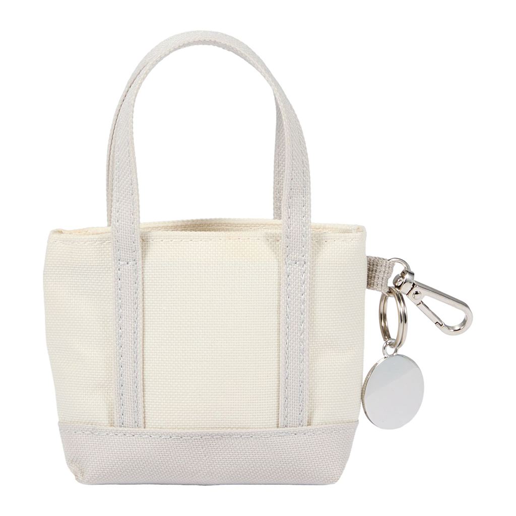 Leed's Gray Mini Tote Bag Charm