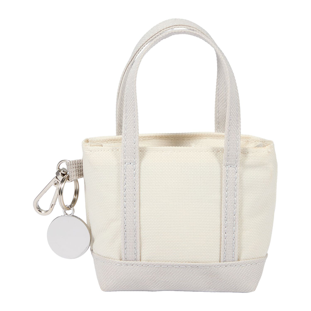 Leed's Gray Mini Tote Bag Charm