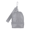 Leed's Gray Mini Daybreak Backpack Charm