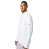 adidas Men's White Performance Texture Quarter Zip