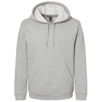 Adidas Men's Grey Heather Fleece Hooded Sweatshirt