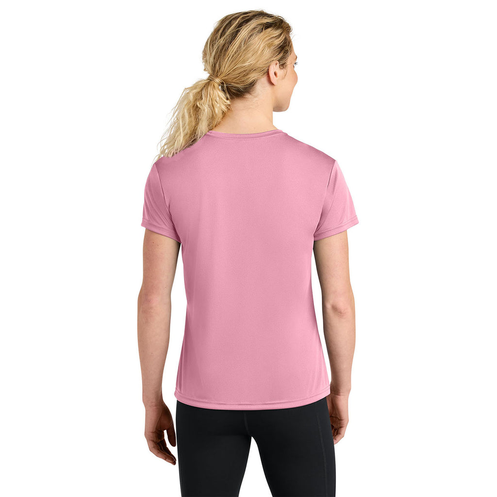 A4 Women's Pink Cooling Performance Short Sleeve Tee