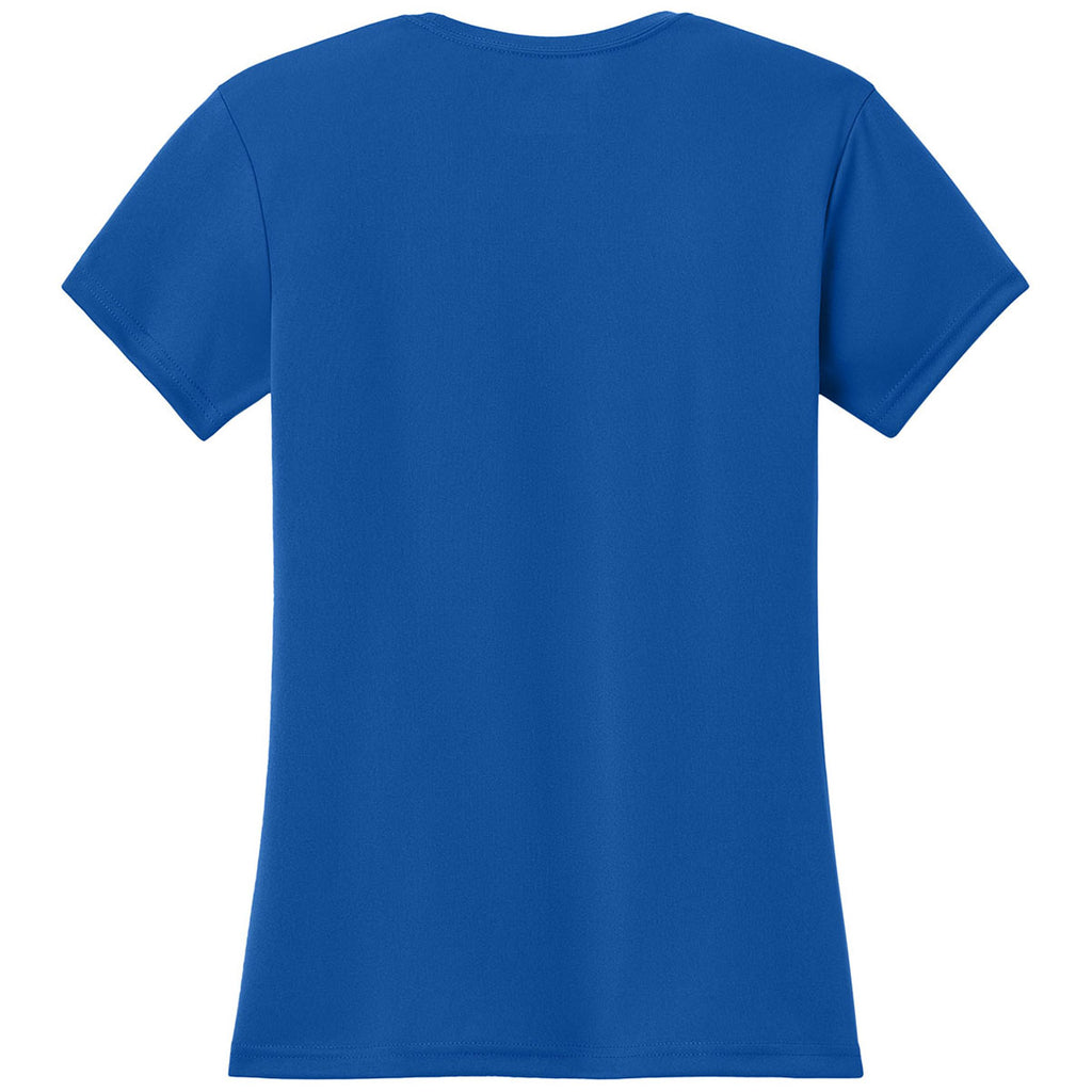 A4 Women's Royal Cooling Performance Short Sleeve Tee