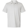 Adidas Men's White 4-Way Stretch Printed Polo
