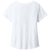 Allmade Women's Bright White Relaxed Tri-Blend Scoop Neck Tee