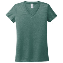 Allmade Women's Deep Sea Green Tri-Blend V-Neck Tee