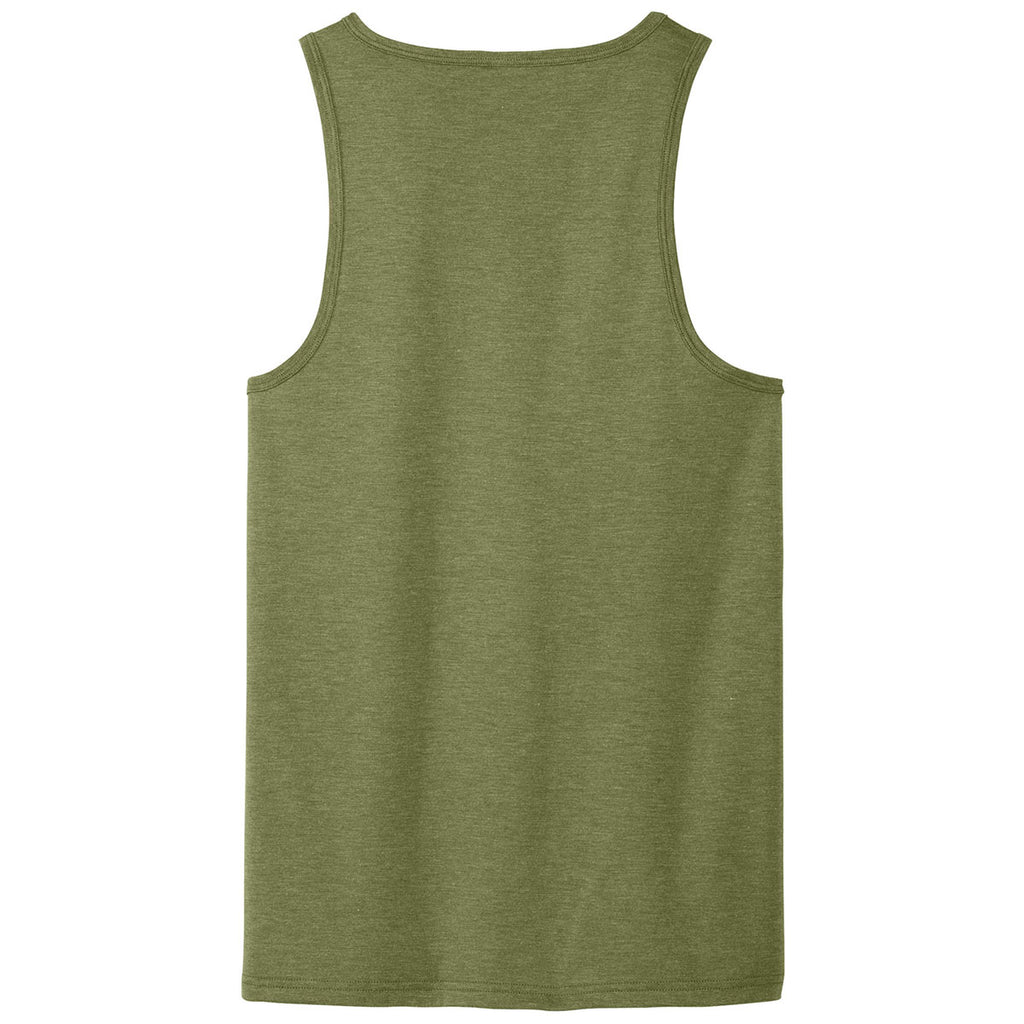 Allmade Unisex Olive You Green Tri-Blend Tank