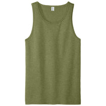 Allmade Unisex Olive You Green Tri-Blend Tank